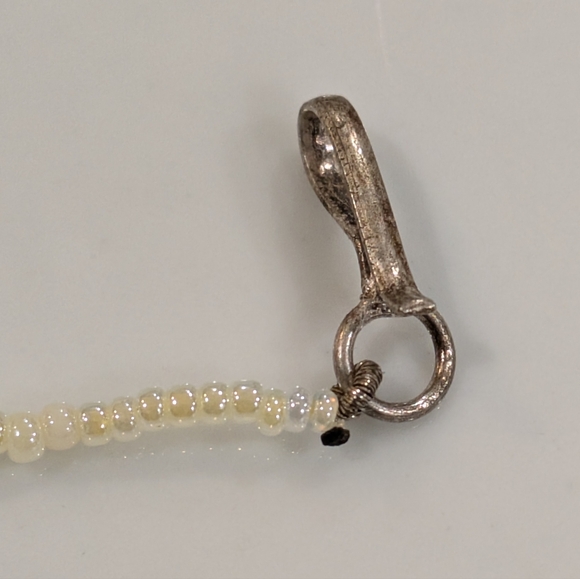 Raw Libyan Gold Tektite Pendant - Picture 7 of 10